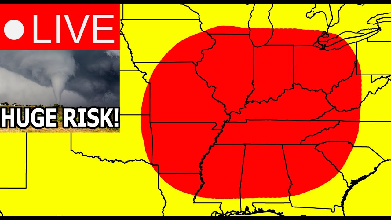 Severe Weather Coverage With Live Storm Chasers On The Ground.. - YouTube