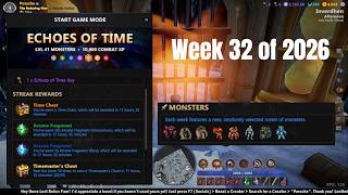 Echoes of Time (Week 32 of 2026)