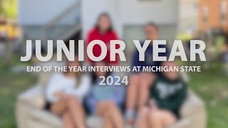 Third Year at Michigan State University Interviews 2024