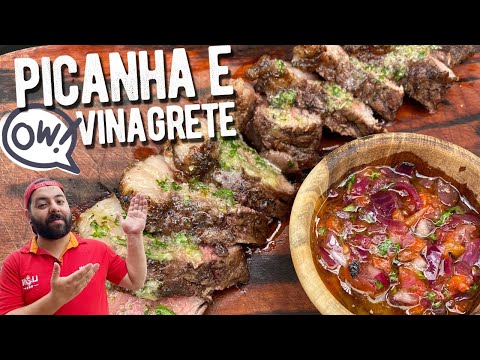 NOVA Churrasqueira! Estreando com Picanha e um Vinagrete espetacular!