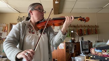 Violin: vibrato exercise in 3rd position adding slurs