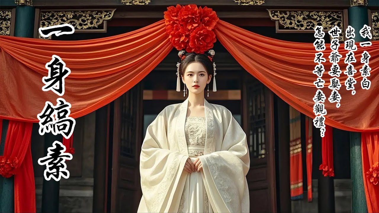 【一身縞素】我一身縞素踏入侯府時，謝子玉正牽着紅綢迎娶平妻。滿府喜紅刺得人眼疼，當我這『亡妻』出現在喜堂時，所有笑聲戛然而止。謝子玉臉色慘白，新娘子掀了蓋頭。我笑了：世子爺娶妻，怎能不等亡妻觀禮？