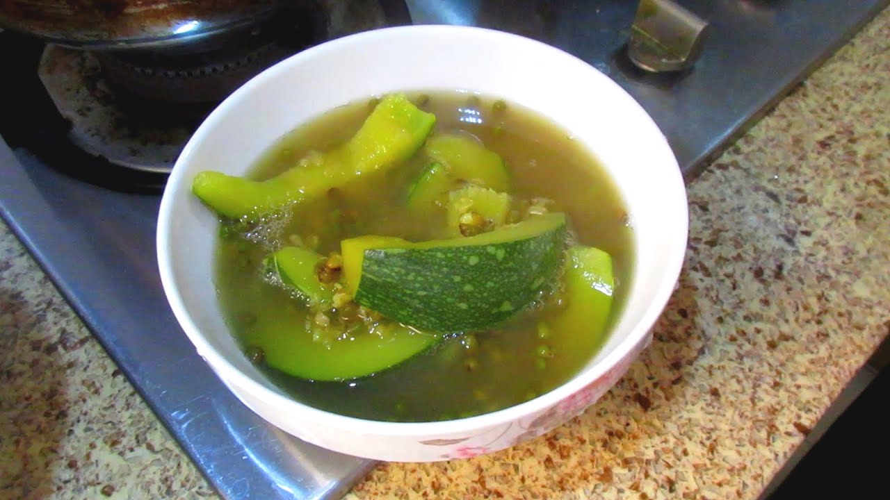 绿豆南瓜汤 - Mung bean and pumpkin soup - Chinese cooking videos | Aaron Sawich