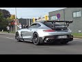 Supercars Accelerating! AMG GT Black Series, LFA, SF90 Stradale, Capristo R8 V10, GT3 Akrapovic