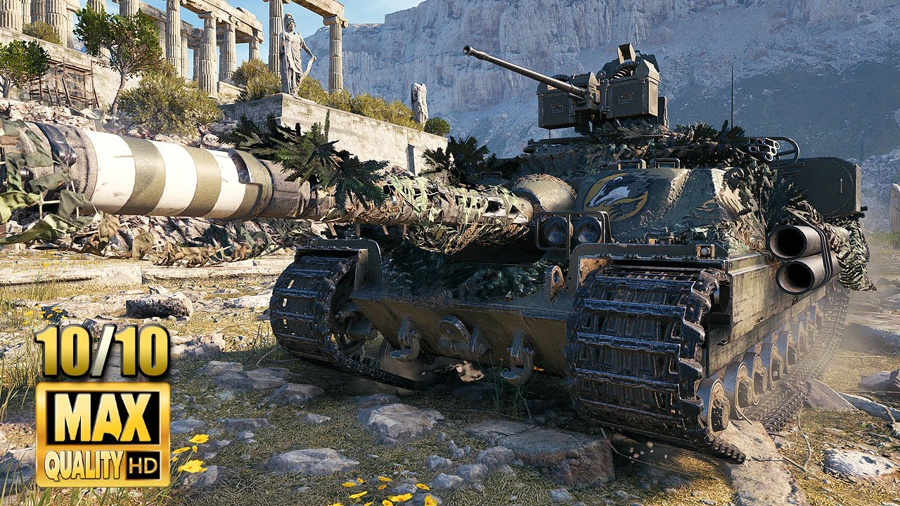 Барсук доминирует на карте Утес - World of Tanks