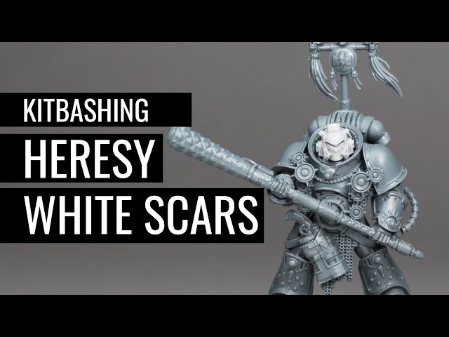 WHITE SCARS PRAETOR | WARHAMMER: THE HORUS HERESY | KITBASH! - YouTube