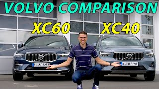 Volvo XC40 vs Volvo XC60 comparison REVIEW  which is the best Volvo SUV?