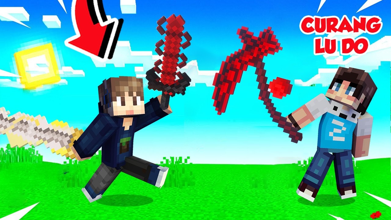 KITA ADU 20 PEDANG LEGENDARIS PALING OP DI MINECRAFT!!!