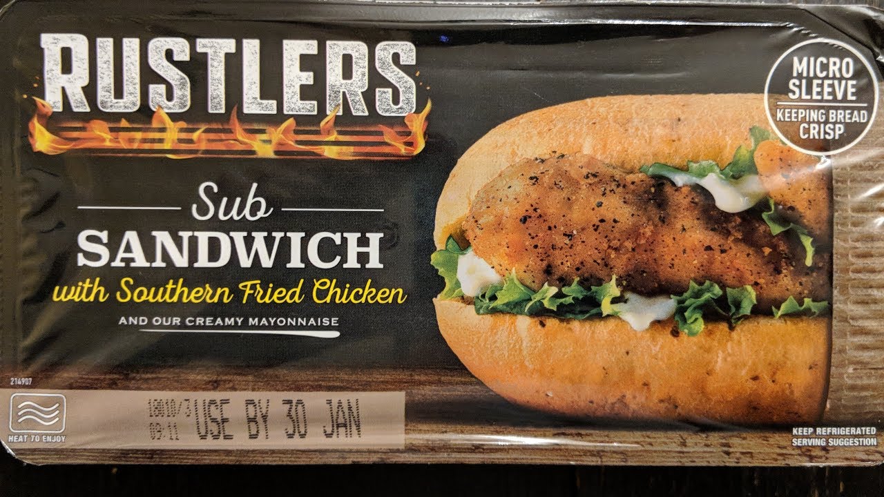 Rustlers Chicken Sub Sandwich Review Youtube