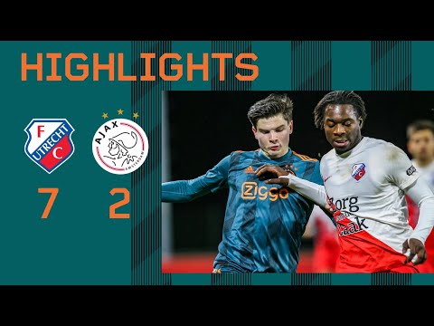 Highlights Jong FC Utrecht - Jong Ajax | Jong Ajax keihard onderuit | Keuken Kampioen Divisie