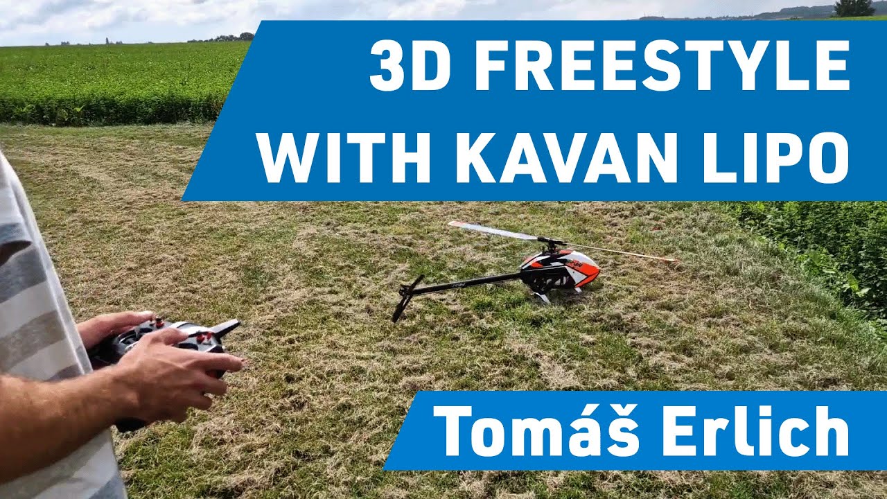 Tomáš Erlich - 3D Freestyle w/ KAVAN LiPo | RC Heli