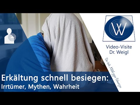 Video: Wie Kann Man Eine Erkältung An Einem Tag Heilen? 2 Effektive Wege