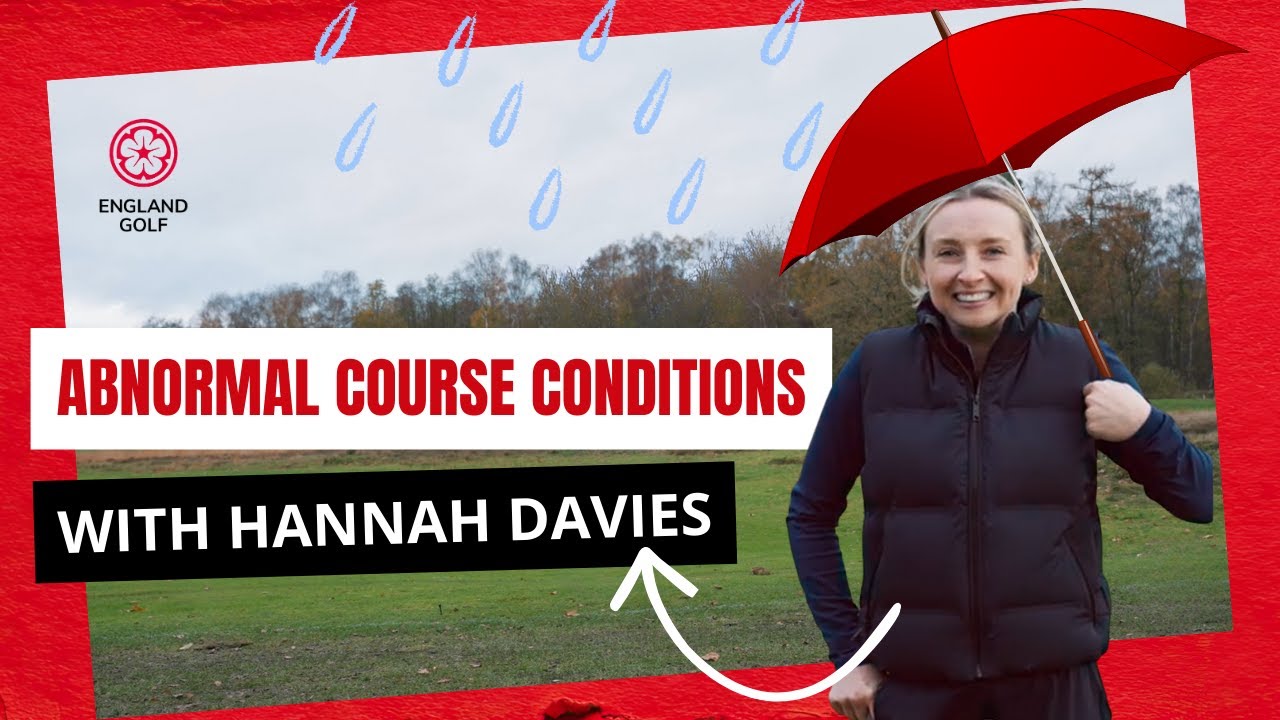 Какие 4 типа аномальных условий на поле для гольфа существуют? | Правила гольфа
