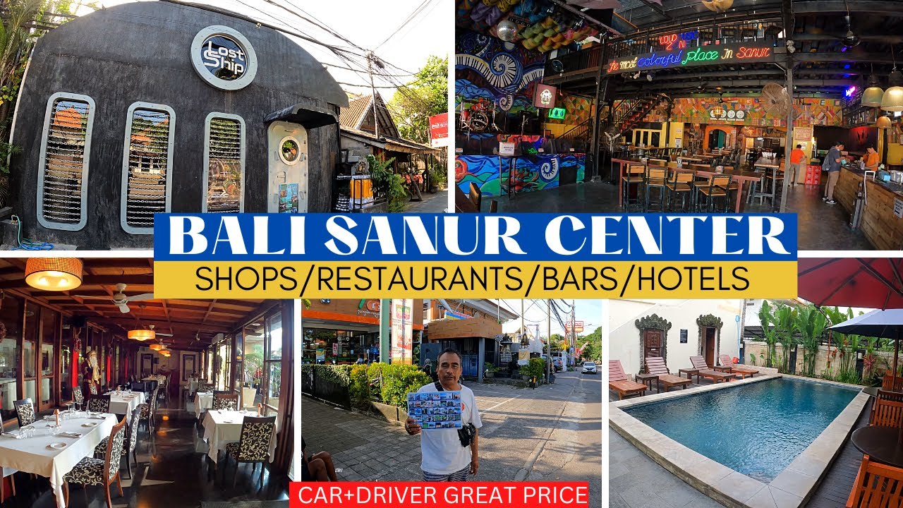 Guide to Bali Sanur Holiday Hotels, Shops, Restaurants, Bars YouTube