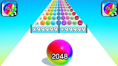 Ball Run 2048, Ice Cream Stack Runner, Going Balls, Turbo Stars - Max Levels Gameplay Walkthrough