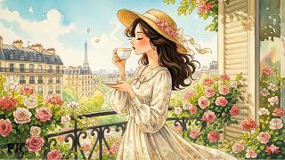 Soft Swing in Paris 🌸 1940s French Vintage Jazz | Balcony Café ☕ Cozy & Relaxing
