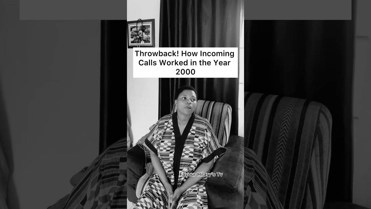 Throwback How Incoming Calls Worked In The Year 2000