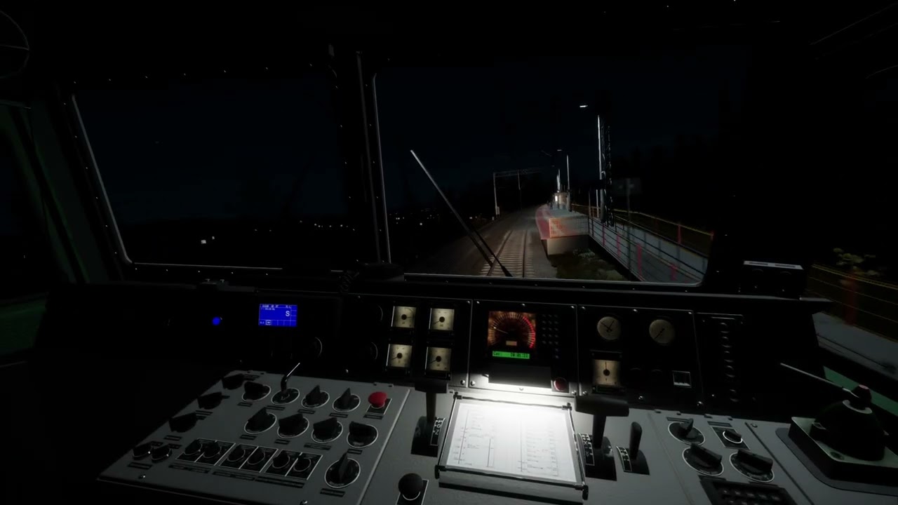 SimRail | HUD-less Gameplay on PL3 (EN Subtitles)—Škoda ČD 163 regional train