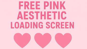 pink cute loading screen || free download || aesthetic loading screen / shnabii