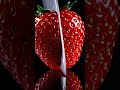 Cracking a Glass Strawberry 🍓✨ | Extreme Crunchy ASMR  #fruit #asmr #fruitart #satisfying #relaxing