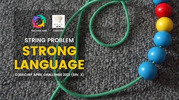 Strong Language (SSCRIPT) | April Long Challenge 2021 - #codechef #language #competitiveprogramming