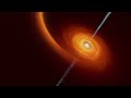 Animation of a black hole swallowing a star