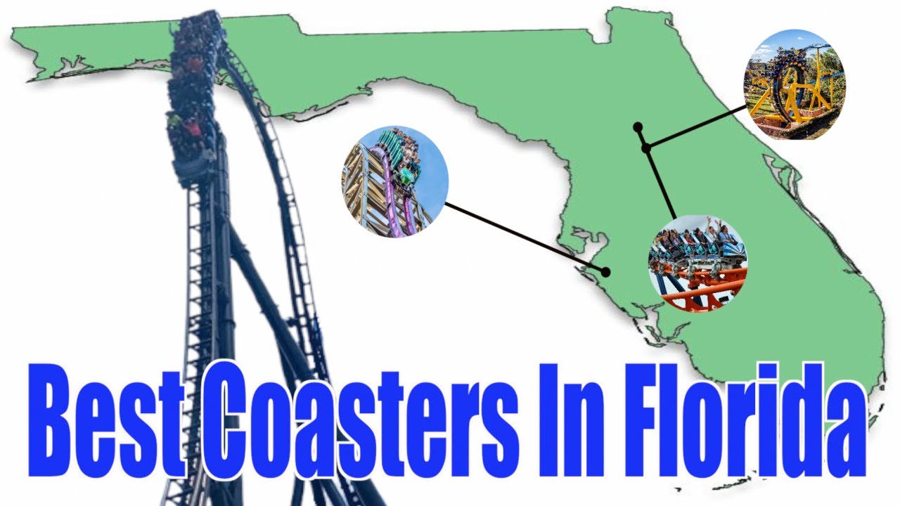 10 лучших американских горок в штате Флорида!