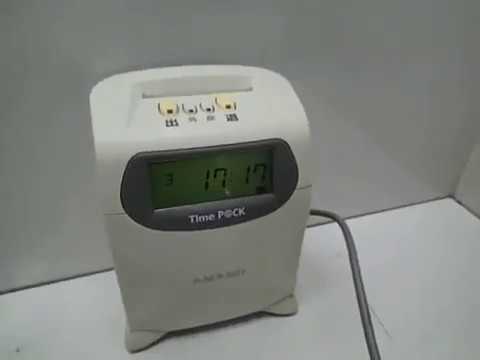 AMANO Time P@CK TP@C-20 アマノ タイムレコーダー - YouTube