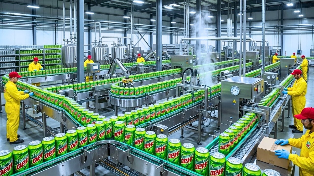 How Mountain Dew Is Made in a Modern Factory: Full Process & Billion-Dollar Industry Secrets