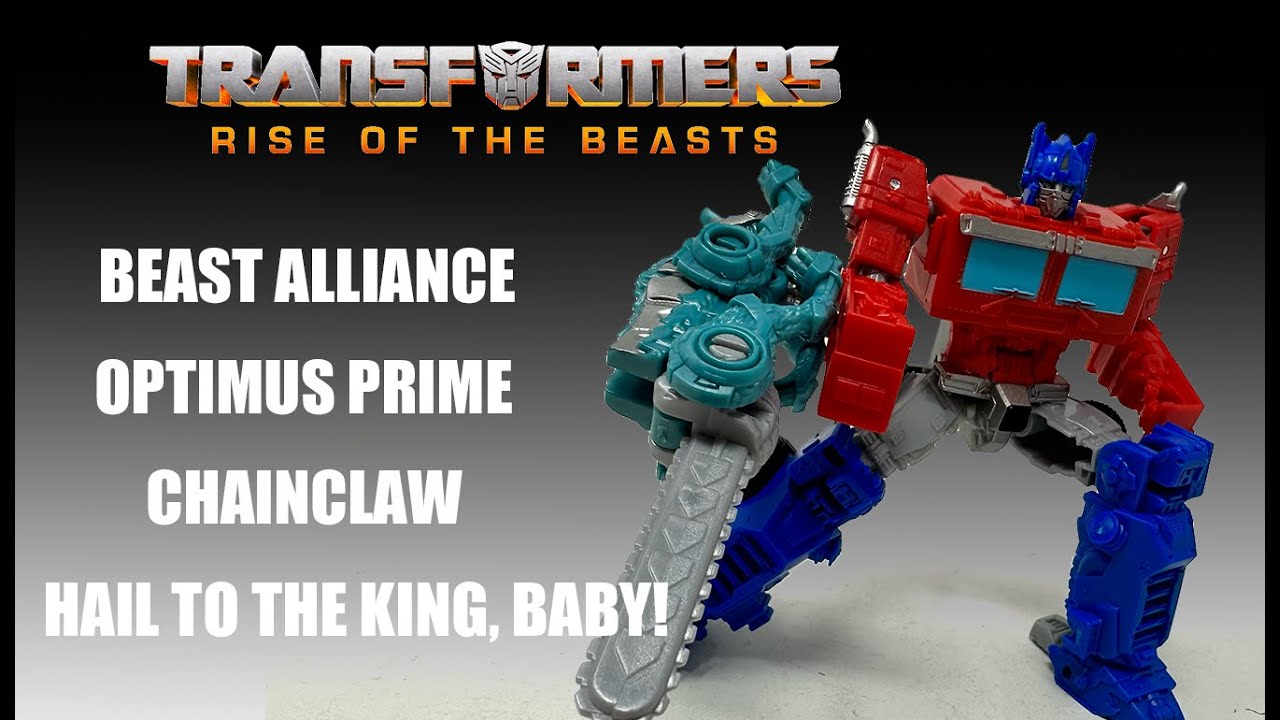 UNBOXING TRANSFORMERS RISE OF THE BEASTS BEAST ALLIANCE OPTIMUS PRIME ...