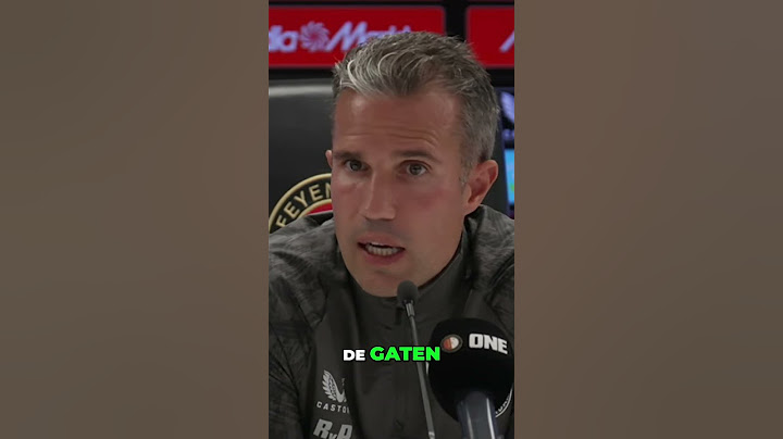 Van Persie houd de concurentie eredivisie goed in de gaten #shorts #feyenoord #vanpersie #feye