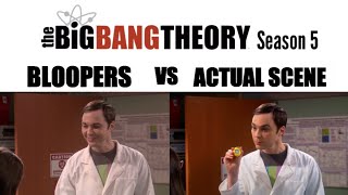 The Big Bang Theory Season 5 | Bloopers vs Actual Scene by The Coopers 1,326,583 views 3 years ago 6 minutes, 33 seconds