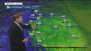 Thunderstorm chances return for the end of the week