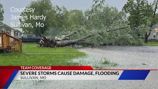 Flooding, storm threats hit Sullivan, Mo. one day after tornado