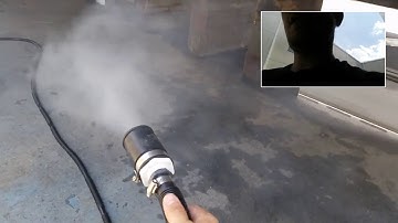 Smoke machine for testing black water systems
