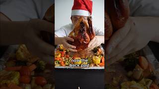 Trying Christmas Roasted Chicken! #reallygoodornot #hungrysam #christmas2023 #roastedchicken
