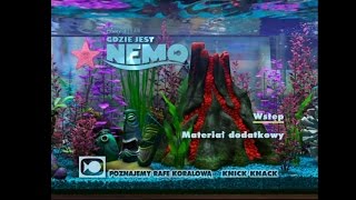 Gdzie Jest Nemo Finding Nemo Bonus Disc 2 Dvd Menu