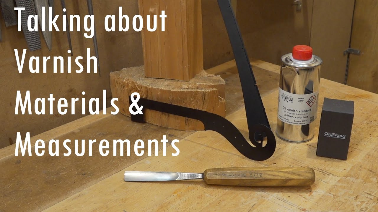 Talking about varnish, materials, measurements and a bonus topic! YouTube