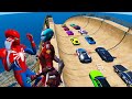 Dangerous highest Ramps on GTA 5 world map Lambarghini police BMW M Vorvette Future Shock