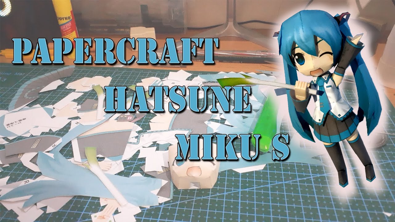 Hatsune Miku Papercraft Hatsune Miku Papercraft Template  Printable  Papercrafts  Printable Papercrafts