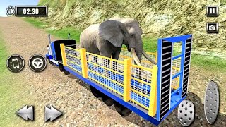 game mobil-mobilan truk pengangkut hewan kebun binatang 🚧 zoo animal transport simulator screenshot 1