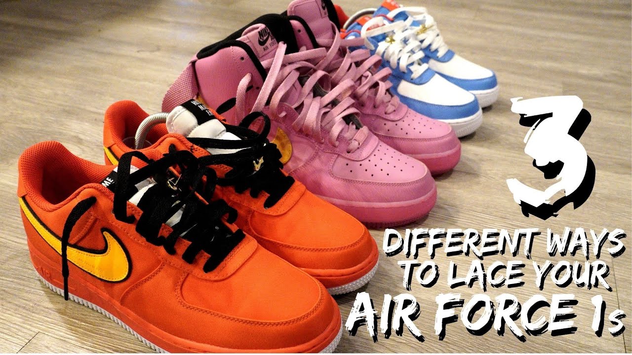 pink air force laces