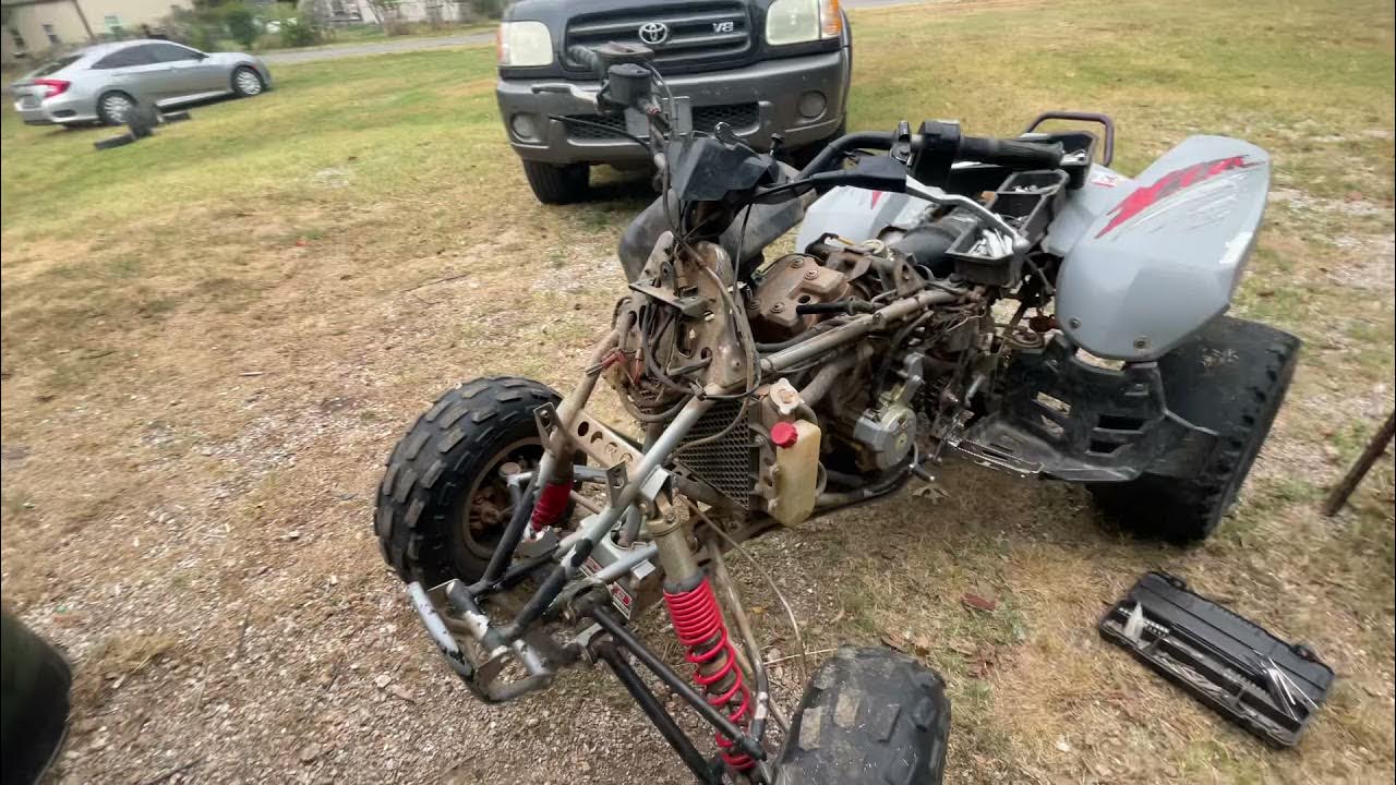 Polaris Predator 500 spark plug change YouTube