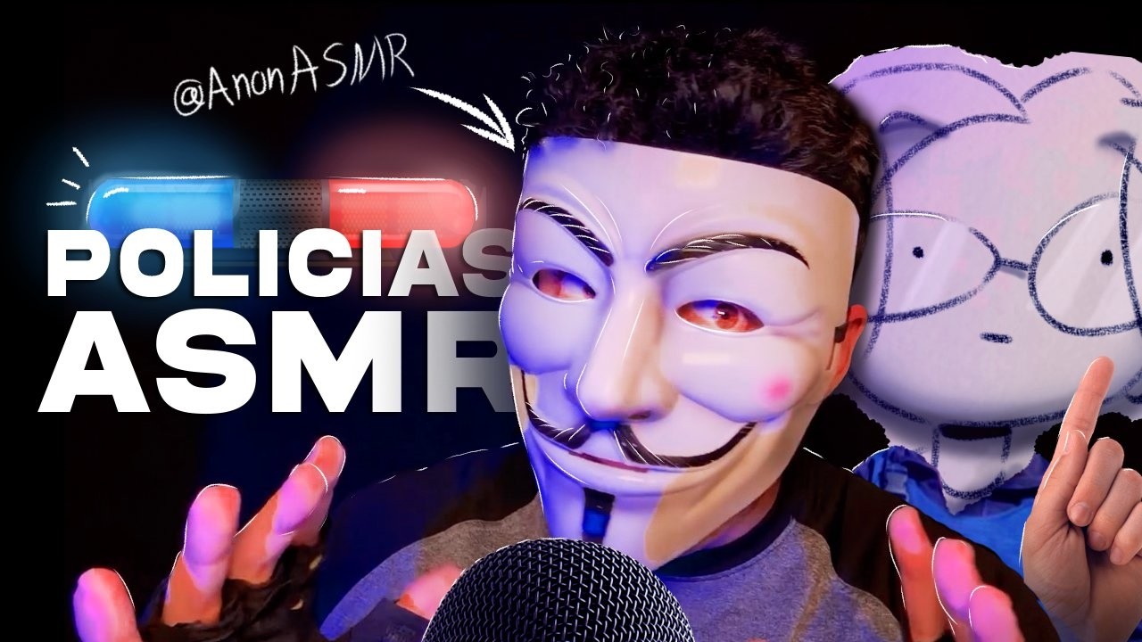 ASMR Policía BUENO / Policía MALO Con @anonasmr🚨😴| ASMR en español