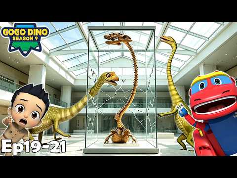 GOGODINOS9 | ⭐️30 MIN Compilation EP19-21🦖🦴 | Dinosaurs Cartoon | Educational Cartoon | For kids