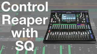 How to connect your Allen &amp; Heath SQ console to Reaper DAW with MIDI control via USB.