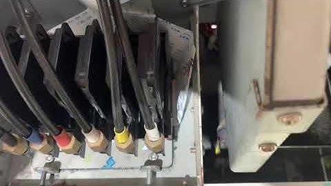 How to adjust the print head direction of A2 size NC-UV0406 uv printer