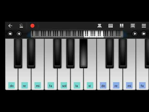 تعلم عزف موسيقي فيلم مريم المصرية بطريقة بسيطه