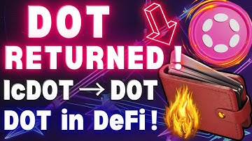 DOT from Polkadot Crowdloans Returned: Convert lcDOT to DOT & DOT DeFi Opportunities !