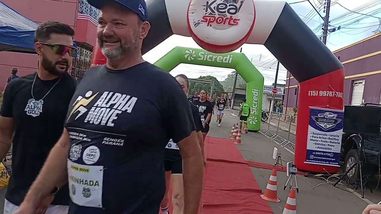 Chegada corrida Alpha Move - sengés